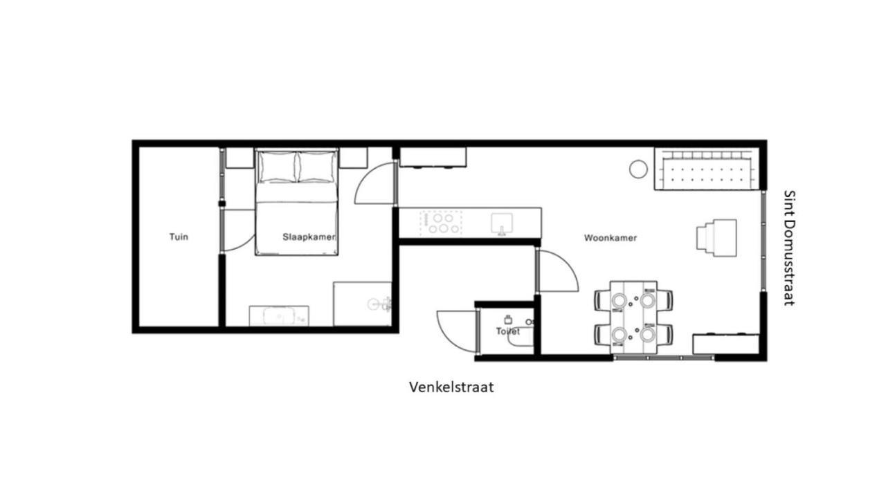 Pakhuis De Venkel Daire Zierikzee Dış mekan fotoğraf